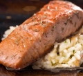 risotto-mit-frischem-lachsfilet-und-waldpilzen