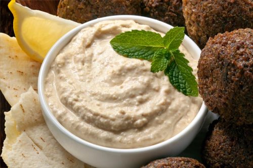 Falafel mit Hummus