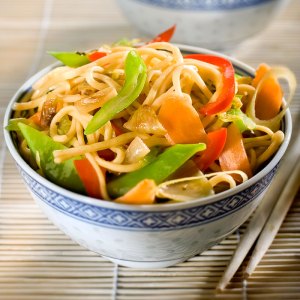 Hähnchen Ramen Suppe
