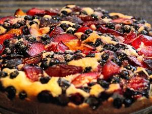 Heidelbeer Pflaumenkuchen