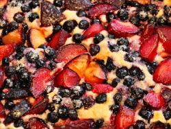 Heidelbeer Pflaumenkuchen