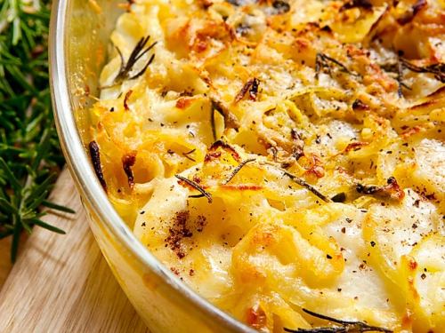 Kartoffelgratin mit Rosmarin