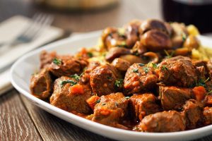 Herzhaft - leckeres Bier-Gulasch