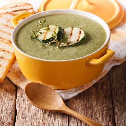 Schnelle-Zucchinicremesuppe