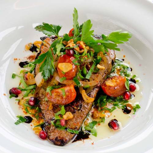 Kalbsleber mit Tomaten