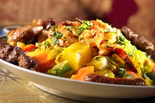 Couscous Surf and Turf