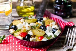 Bratkartoffeln mit griechischen Touch