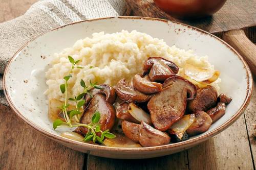 Risotto mit Steinpilzen