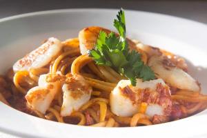 Spaghetti mit Jakobsmuscheln