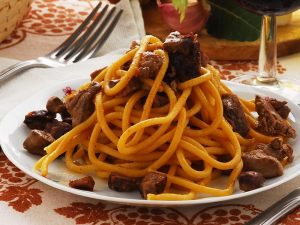 Bigoli mit Entensauce