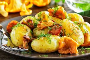 Pfifferling Kartoffel Pfanne