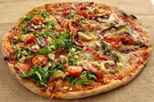 Pizza quattro sectione