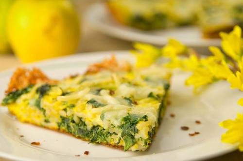Spätzle Bärlauch Frittata