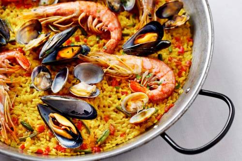 Meeresfrüchte Paella