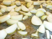 Ofenkartoffeln mit Bohnen und Champignons