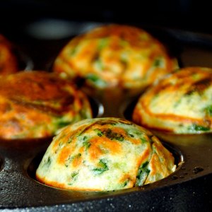 Herzhafte vegane Grünkohl-Muffins